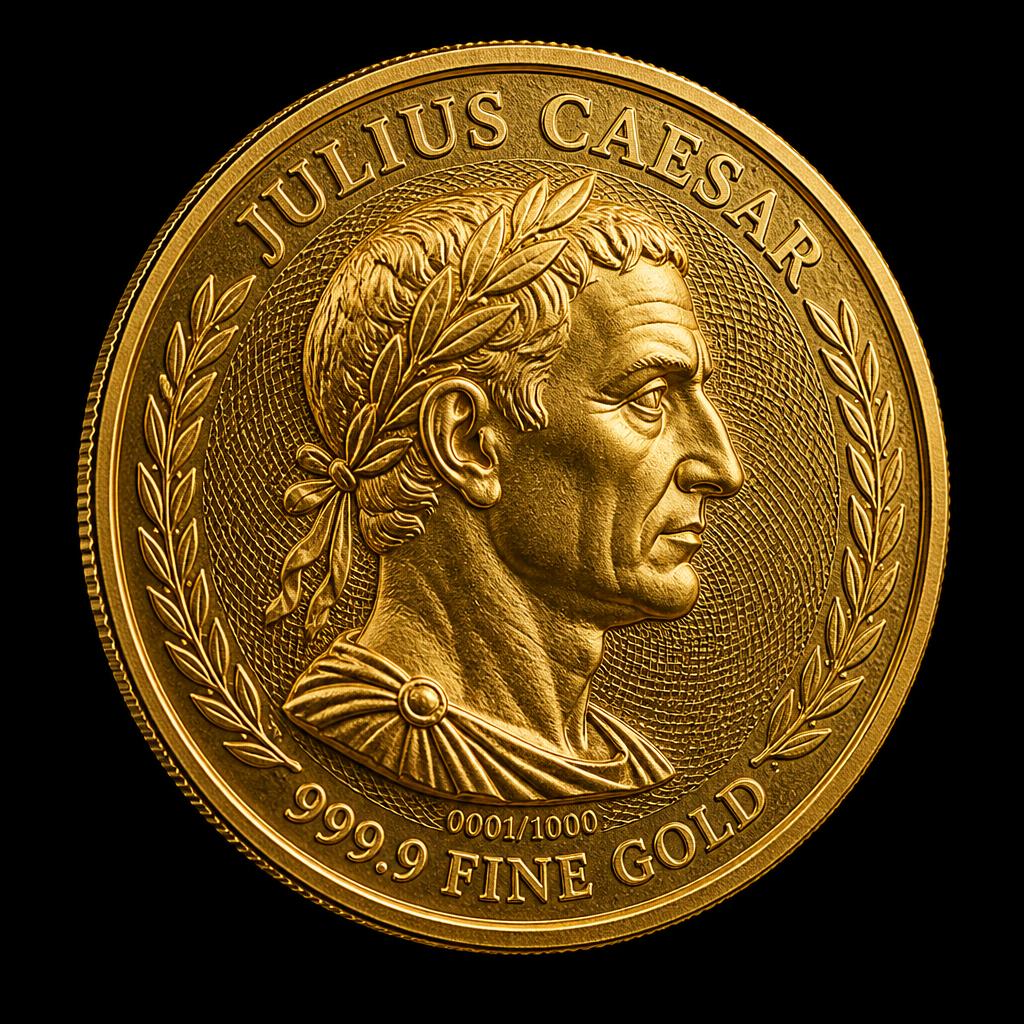 Goldedition Julius Caesar aus 999er Feingold